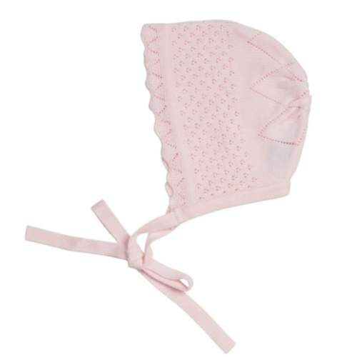 Girls Pointelle Knit Bonnet I Feltman Brothers