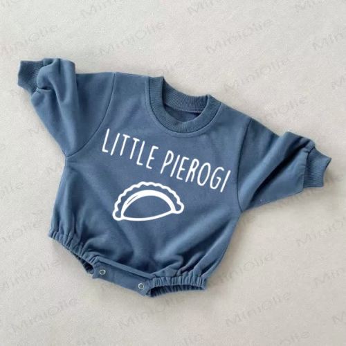 LITTLE PIEROGI Baby Blue Bodysuit
