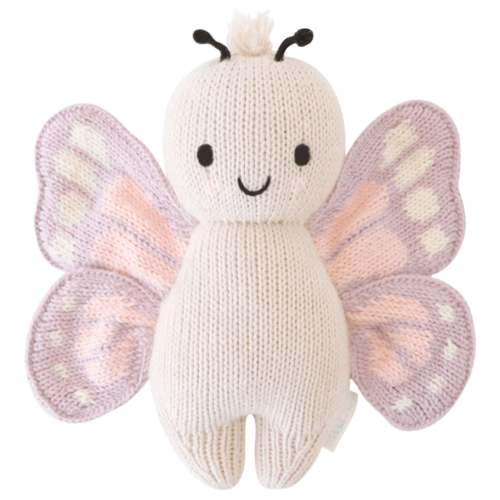Hand-Knit Stuffed  Baby Butterfly