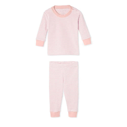LAKE | Baby | Pima Cotton Pajamas | English Rose Stripe Baby Long-Long Set