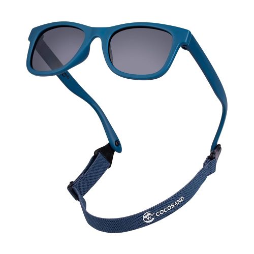 COCOSAND Flexible Baby Sunglasses with Strap Polarized UV Protection for Toddler Infant Newborn Boy Girl Age 0-24 Months