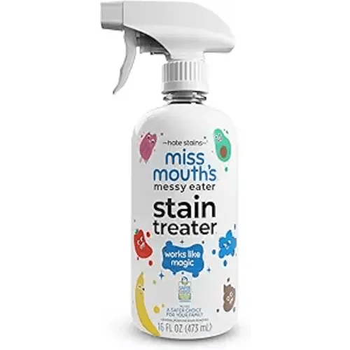 Miss Mouth's Messy Eater Stain Treater Spray - 16oz Stain Remover - Newborn & Baby Essentials - No Dry Cleaning Food, Grease, Coffee Off Laundry, Underwear, Fabric