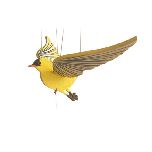 American Goldfinch Bird Flying Mobile – Tulia's Artisan Gallery