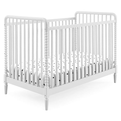 Delta Children Saint 4-in-1 Convertible Crib - Greenguard Gold Certified, Bianca White