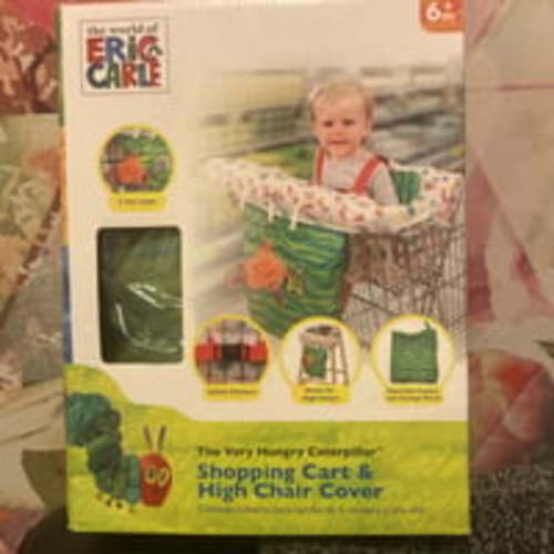 Shopping cart and high chair cover
