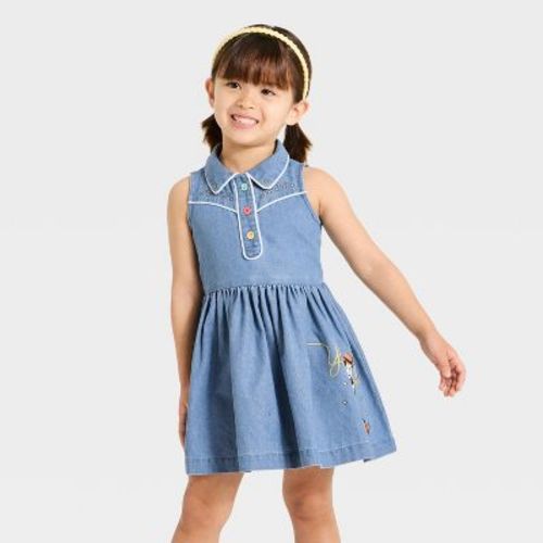 Toddler Girls' Disney Toy Story Jessie Denim Dress - Blue 3T