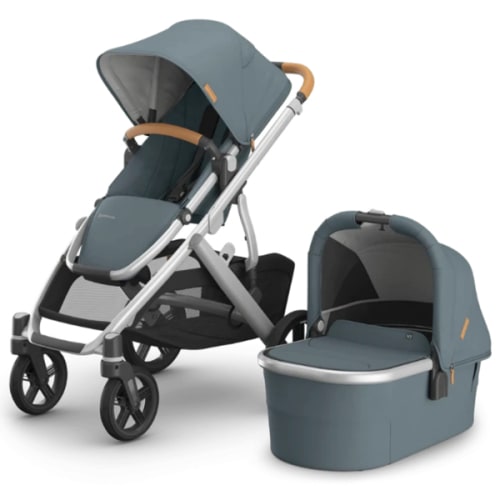 UPPAbaby Vista V3 From Birth Single Bundle (Stroller + Bassinet) – Bambi Baby (Callum Color)
