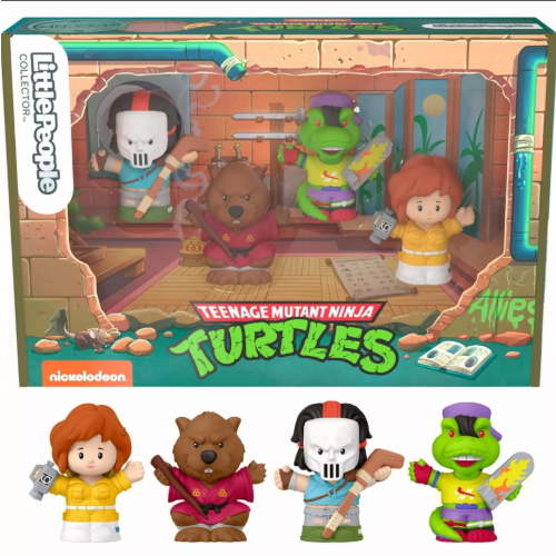 Fisher-Price Little People Collector Teenage Mutant Ninja Turtles Allies Special Edition Set