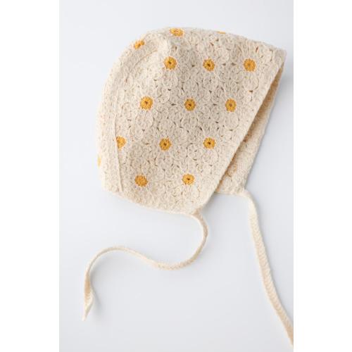 CROCHET DAISY BONNET - Ecru | ZARA United States