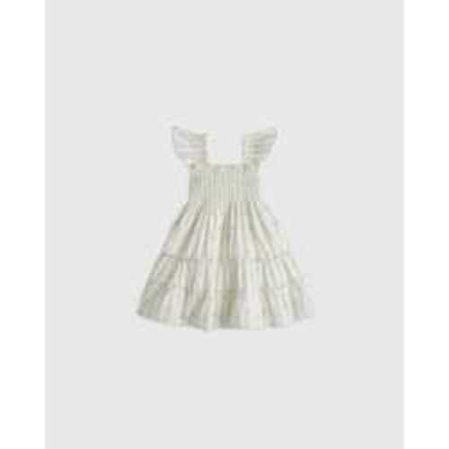 100% Organic Cotton Poplin Smocked Dress - Baby Girl in Wisteria Floral