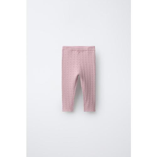 POINTELLE LEGGINGS - Pink | ZARA United States