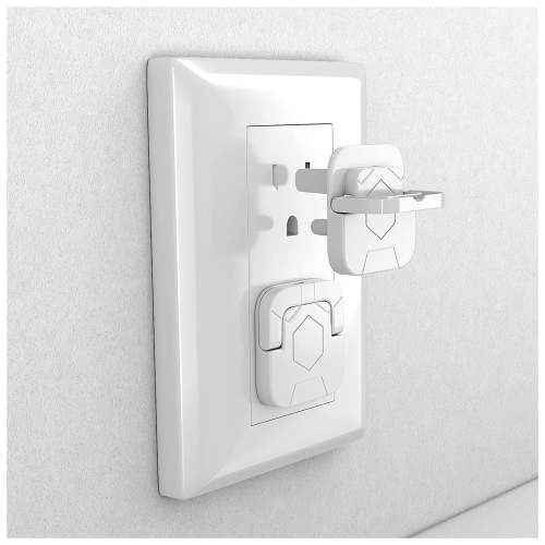 Baby-Proof Outlet Covers (60 Pack) - Child Safety Electric Plug Protectors to Prevent Power Shock
