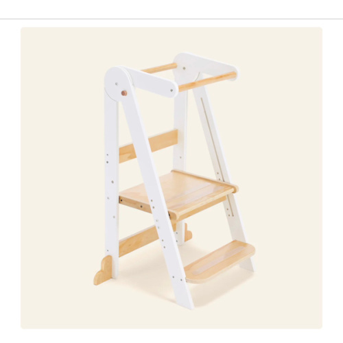 HARPPA Nordi | Foldable Toddler Tower – Compact Montessori-Inspired Standing Tower for Ages 2–6, Wooden Convertible Tower for Kitchen, Bathroom & More