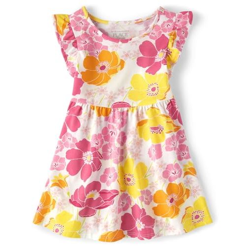 The Children's Place Girls and Toddler Short Sleeve Fashion Dress