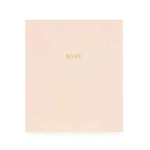 Brands We Love Pale Pink Baby Book by Janie and Jack