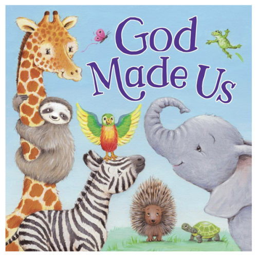God Made Us – Christian Board Book for Kids | Faith-Based Story Celebrating God’s Love, Individuality & Creation | Touching Bedtime Story Picture Book for Toddlers | Baby & Baptism Gift