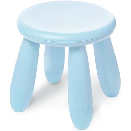 Children'S Footstools, Kindergarten Learning Stools,Children's Dresser Stool, Plastic Light Footstools Are Durable and Movable (Blue)