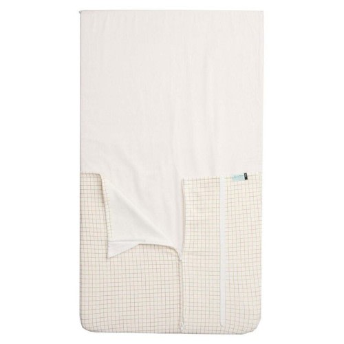 Ergopouch Baby/Infant Tuck Sheet 0.2/1.0 TOG Bedside Sleeper Caramel Grid