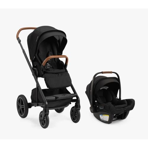 Nuna MIXX™ Next + PIPA™ aire RX Travel System - Caviar and Cognac