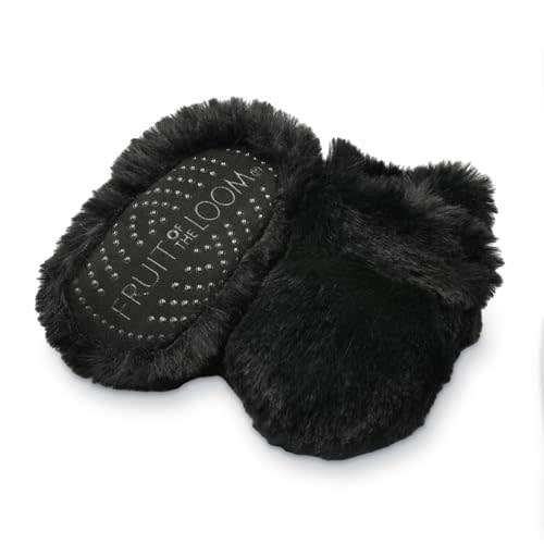 Fruit of the Loom Cozy Thermal Wrap Booties with Non-slip Grips for Baby Girls, Boys, Unisex -