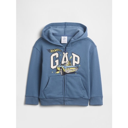 babyGap Hot Wheels™ Relaxed Logo Zip Hoodie