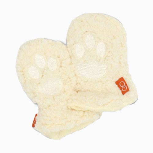 Magnetic Me Fleece Mittens - Cream, 0-6 M