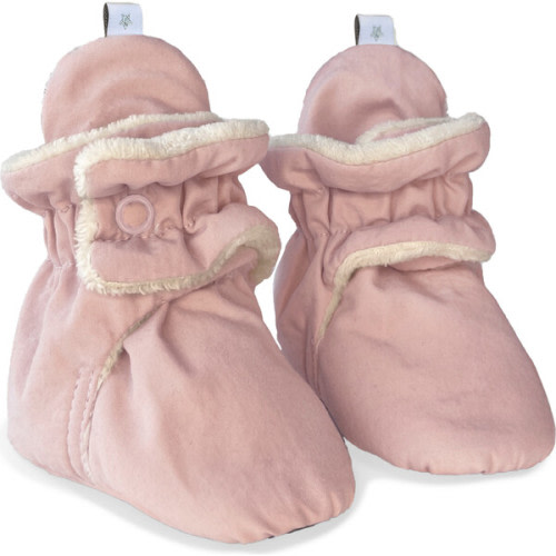 Airy Baby Booties With Anti-Slip Grip Soles, Cameo - 7AM Enfant | Maisonette