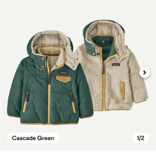 Patagonia Baby Reversible Tribbles Hoody