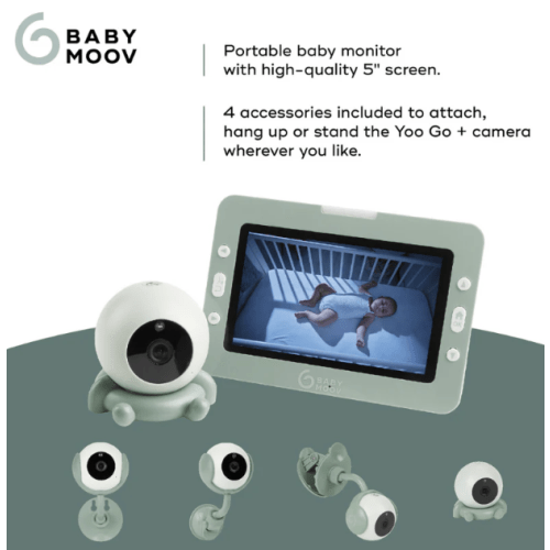 YOO Go Plus 5" HD Screen Video Monitor Low Radiation