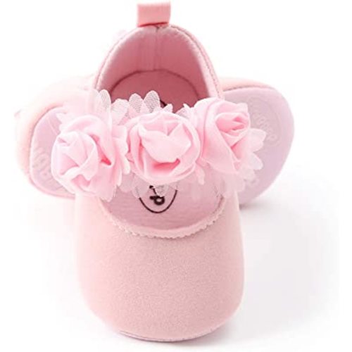 myppgg Baby Girls Mary Jane Flats Crib Shoes Toddler