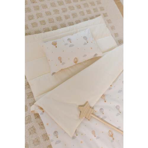 Organic Portable Bedding Set- Hot Balloon