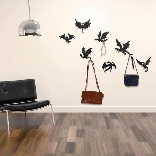 Dragon Coat Hooks, Entryway Hooks,  Decorative Steel Wall Hooks, Modern Key Hanger