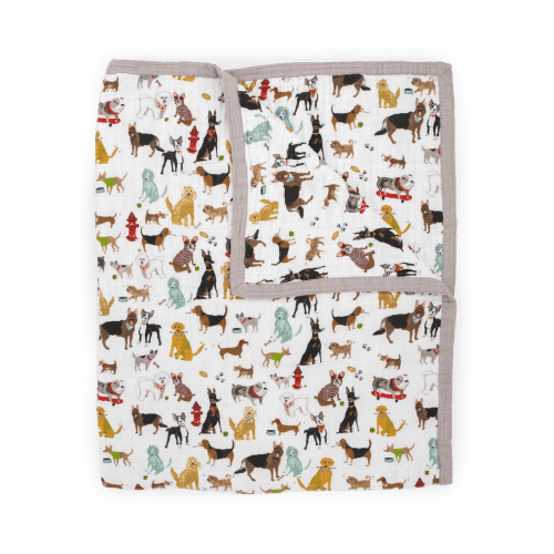 Cotton Muslin Quilted Throw - Woof