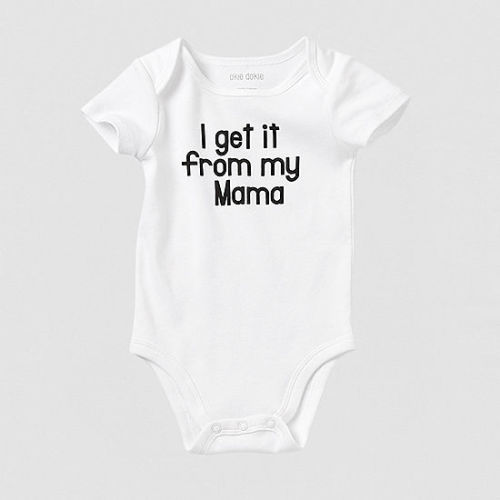 Okie Dokie Baby Unisex Round Neck Short Sleeve Rib Bodysuit, Color: White - JCPenney