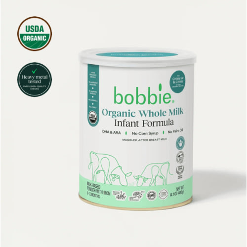 Organic Whole Milk Baby Formula
