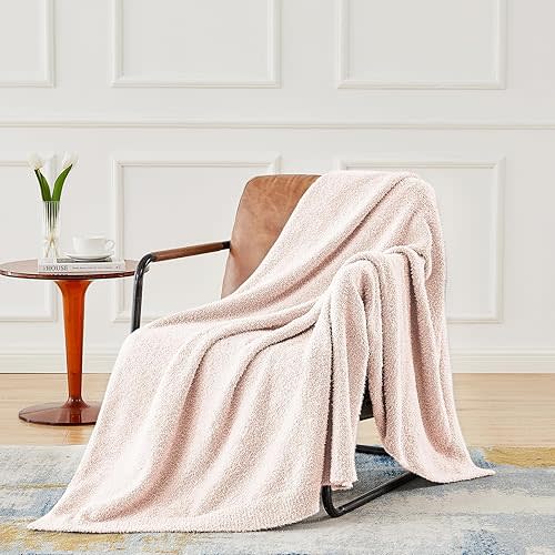 CYMULA Kids Blanket for Boys Girls 30x40 inches, Soft Cozy Warm Fuzzy Swaddle Throw Blanket for Crib Stroller, Pink