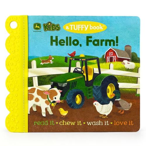John Deere Kids Hello, Farm! (a Tuffy Book) - (A Tuffy Book) by Cottage Door Press (Paperback)
