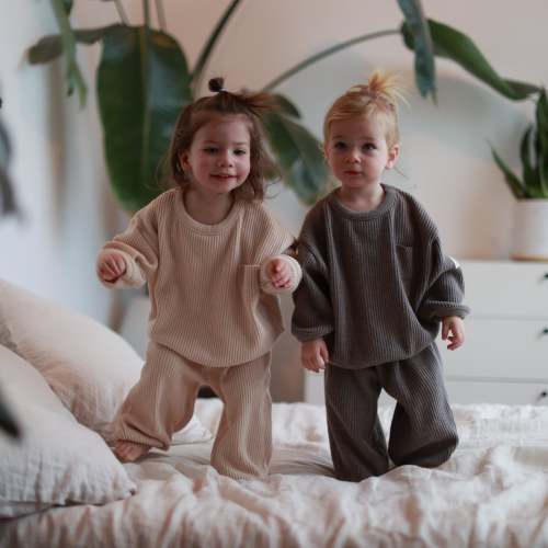 Charlie Ribbed Lounge Set