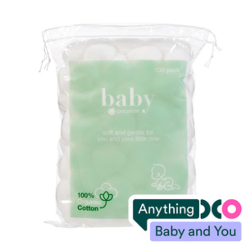 Priceline Baby Cotton Balls 100 Pack