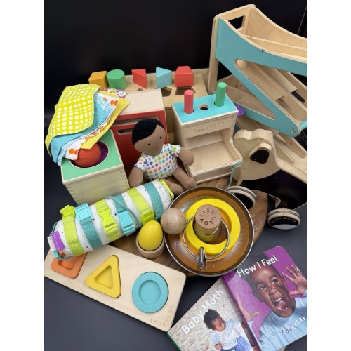 Lovevery Play Kit Mixed Lot Wooden Montessori Baby Toddler Toy Bundle 37 Pieces