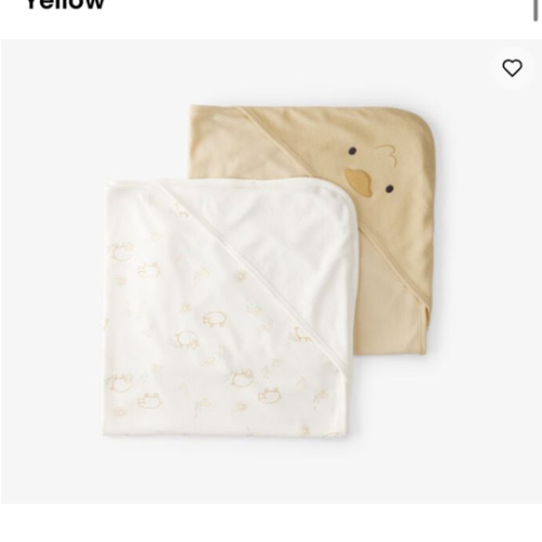 Baby 2-Pack Hooded Towels - Yellow - Carter's | Carter's