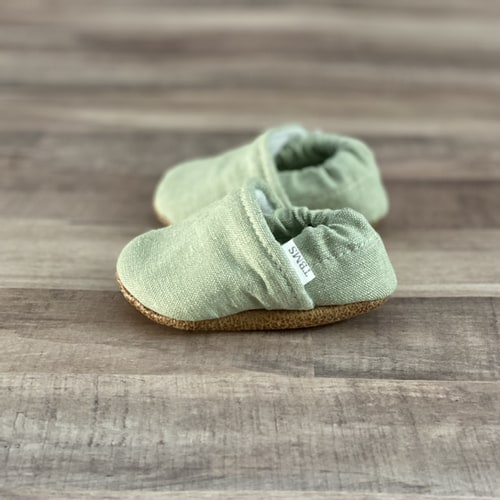 Sage Textured Moccasins