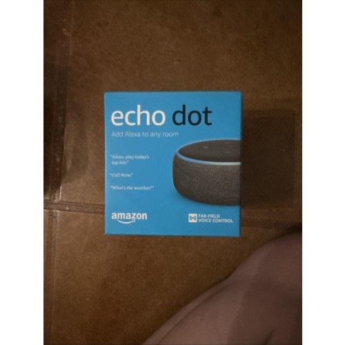 Amazon Echo Dot 3rd Generation Smart Speaker with Alexa Voice Control Charcoal