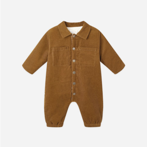Cord Baby Jumpsuit || Golden – Rylee + Cru