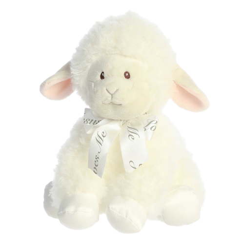 ebba - Medium White Blessing Lamb - Musicals! 10" Blessings Lamb - Playful Baby Stuffed Animal