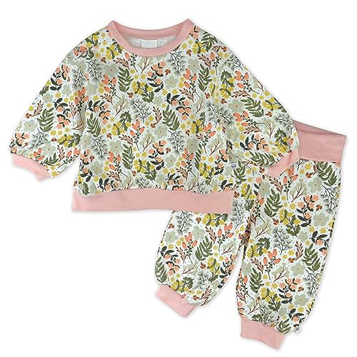 HonestBaby Multipack Pullover Hoodie Sweatshirt Jogger Sweatpant Sets Organic Cotton Baby, Toddler, Boys, Girls, Unisex