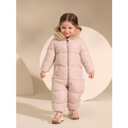 Buy Light Pink Star Print Shower Resistant Snowsuit (3mths-7yrs) from Next USA