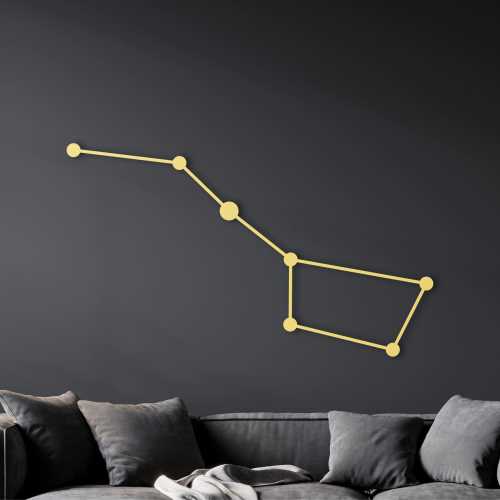 Big Dipper Wood Wall Art: Celestial Astronomy Decor, Ursa Major