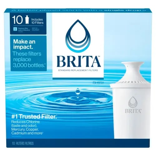 Brita Replacement Water Filters, 10-pack | Costco