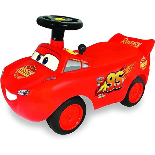 Kiddieland Lightning McQueen Ride-On Car, Foot-to-Floor Racer for Toddlers